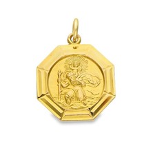 9ct Yellow Gold Octagon St