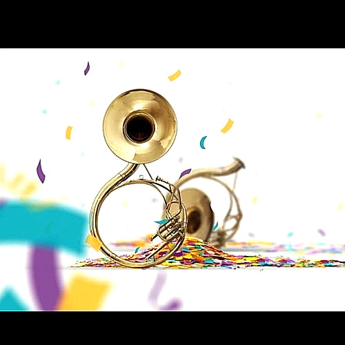 Sousaphone bell made - sousaphone, of