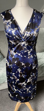 Coast Blue Black White Floral