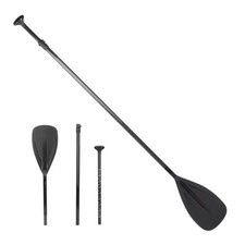 Carbon Fiber 3 Sections Adjustable Paddle Standup Paddles For Surfboard Kayak In
