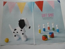 DALMATIAN SOFTIE TOY SEWING PATTERN - MAGAZINE PAGES