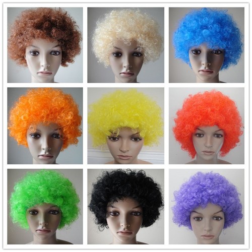Curly afro fancy dress wig - afro,