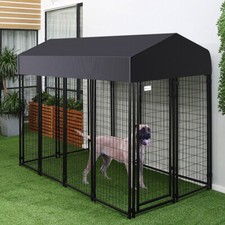 125/127/249cm Jumbo Pet Dog Enclosure Run House Playpen Huge Rabbit Hutch Cage 