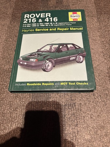 Rover 216 and - service,
