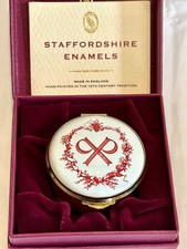 Staffordshire enamels trinket - enamels,