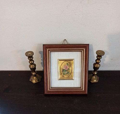 Miniature picture frame and - picture,