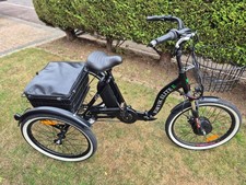 Jorvik Tricycle Elite E Electric Folding Black Jet E20 24" Wheels Frame Size 56 