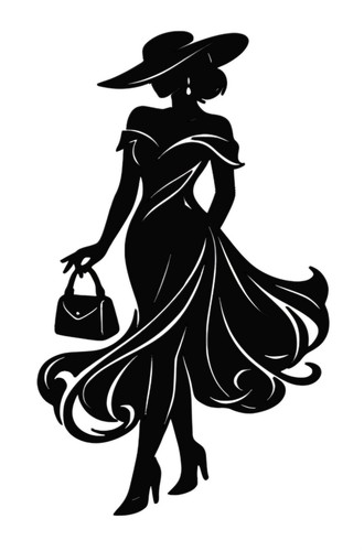 Elegant fashion lady vinyl - elegant,