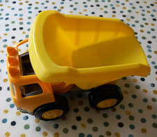 Pre-owned Toy Yellow Push-along Dump Truck - Very Good Condition