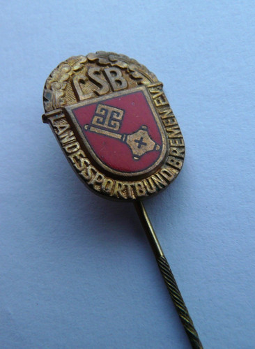 Vintage german enamel lapel - german,