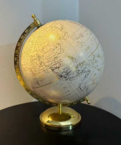 White gold tabletop world - white, &