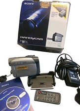 SONY HANDYCAM DCR-HC35E CAMCORDER MINI DV DIGITAL TAPE VIDEO Camera WITH DOCK 