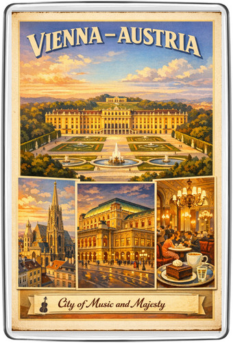 Vienna austria fridge magnet - vienna,