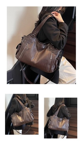 Large capacity leather womens - large,