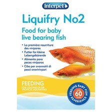 Interpet Liquifry No2 Live Bearing Baby Fish Fry Food Liquid 25ml Aquarium Tank