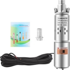 Submersible Dirty Water Pump 180W 12V, 995 L/H Stainless Steel Water Pump