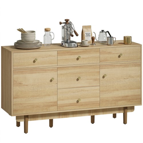 Homcom sideboard soft close - sideboard,