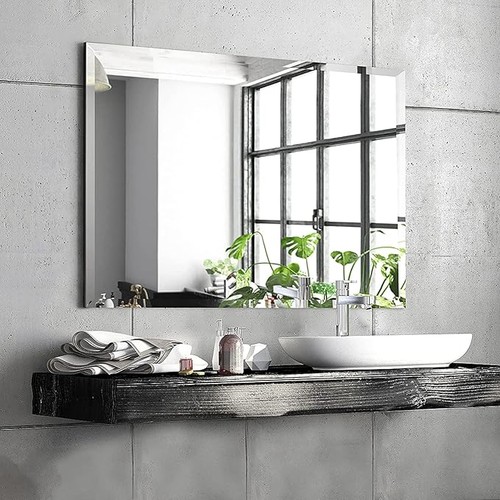 Frameless x38 bathroom - frameless, 26"x38"