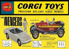 Corgi toys the avengers steed - toys,