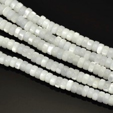 Cream Ivory White Sea Shell Mother of Pearl Beads for Jewellery Making Craft 