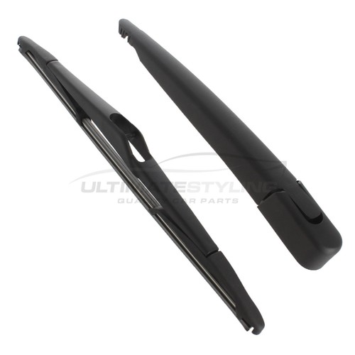 Rear windscreen wiper arm and - windscreen,