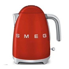Smeg KLF03PBUK 50’s Style Jug Kettle, Soft Opening, 360 Swivel Base, in Red