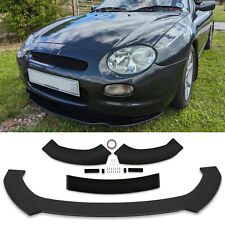 For MG ZR TF ZS MG3 Gloss Black Front Bumper Lip Splitter Spoiler Lower Body Kit