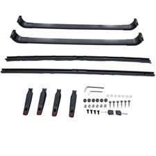 Roof Rack Rails Cross Bars Kit For Range Rover Sport L320 05-13 Black Flushed