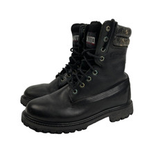 AKITO Black Leather Boots Made