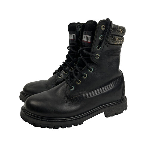 Akito black leather boots - akito,