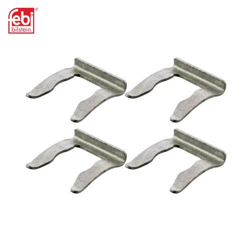 Golf rear brake hose clips - golf,