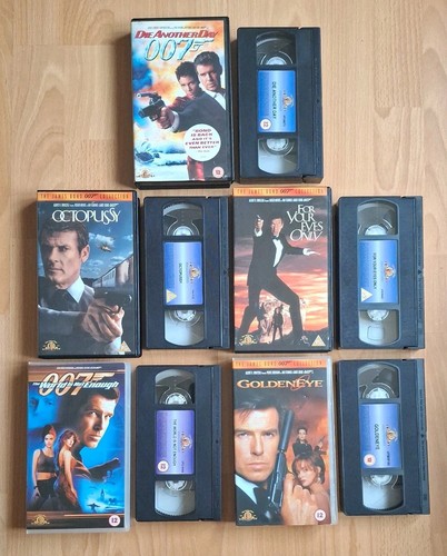 James bond vhs video movie - bond,