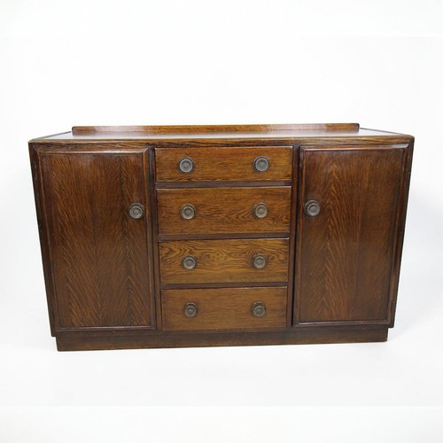Vintage oak sideboard cc41 - -,