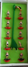 Subbuteo Vintage Red & White Striped Shirt with Black Shorts Please Read Descrip