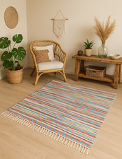 Hand made Fair Trade Rag Rug