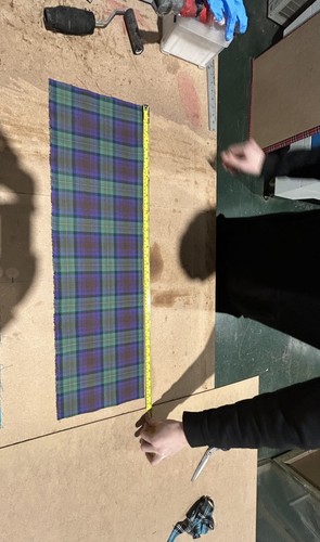 Tartan off cuts - tartan,