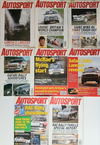Autosport magazines with rally - magazines,