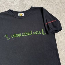 Vintage 1995 Mick Harvey Intoxicated Man Band T Shirt 90s Nick Cave Bad Seeds