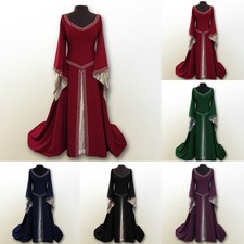 Medieval Style Maxi Dress with