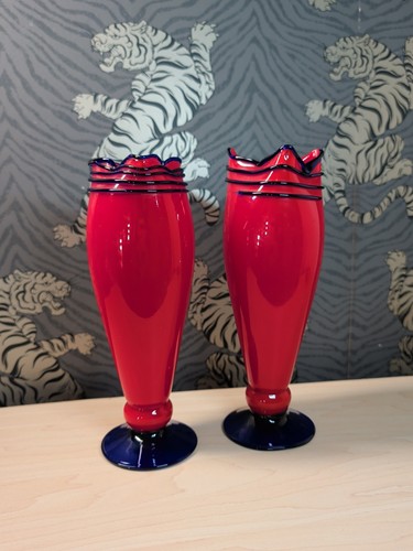Tango glass vase - bohemian, set