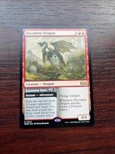 1x DECADENT DRAGON - ELDRAINE - MTG - Magic the Gathering