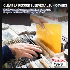 12 inch Outer Record Sleeves Plastic Vinyl LP Gatefold Album Covers Super Clear