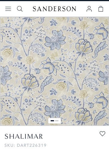 Designer fabric sanderson - fabric,,
