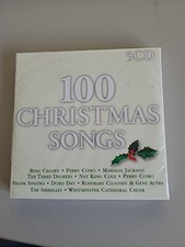 100 CHRISTMAS SONGS BRAND NEW SEALED 5 CDS  REDUCED CLOSING DOWN SALE