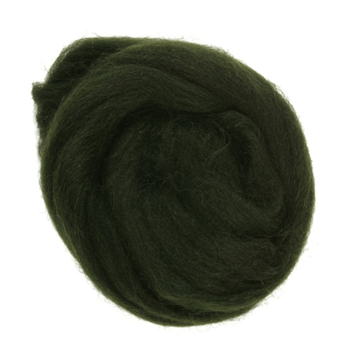 Natural wool roving 10g - 10g:, dark