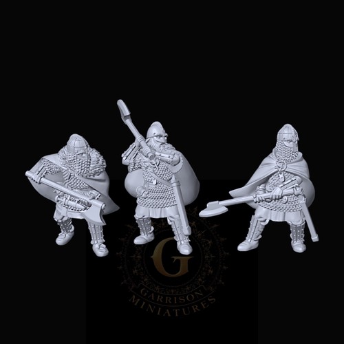 Huscarls with dane axes - huscarls,