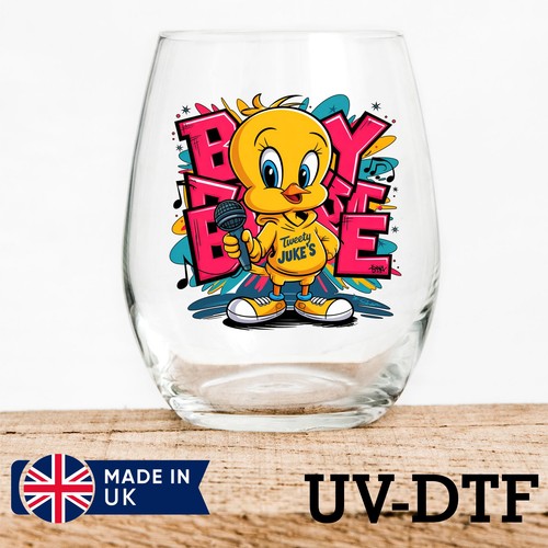Tweety 8pcs dtf - stickers,