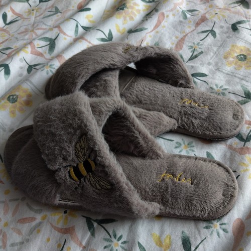 Ladies mule slippers - slippers, bee