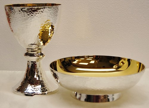 Hammered silver and gold - and,