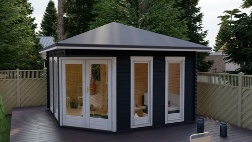 Outdoor sauna corner - sauna, cabin
